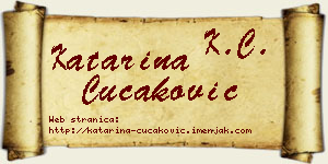 Katarina Čučaković vizit kartica